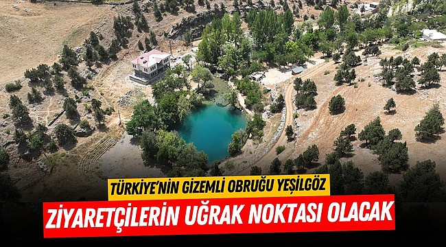 Türkiye’nin Gizemli Obruğu Yeşilgöz Ziyaretçilerin Uğrak Noktası Olacak