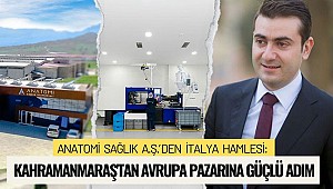 Anatomi Sağlık A.Ş.’den İtalya Hamlesi: Kahramanmaraş'tan Avrupa Pazarına Güçlü Adım