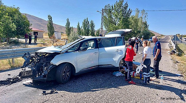 Göksun’da feci kaza