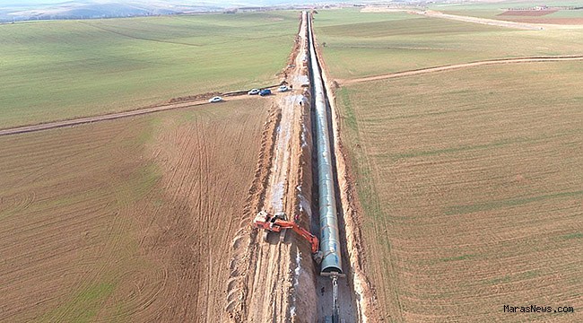 Kahramanmaraş’ta Boru Hattı Su Projesi Tamamlandı