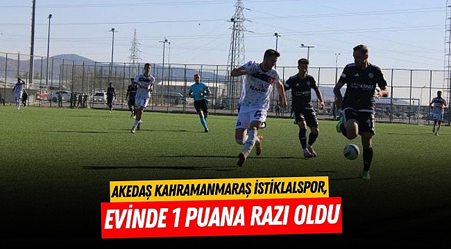 AKEDAŞ Kahramanmaraş İstiklalspor 1-1 Mardin 1969 Spor