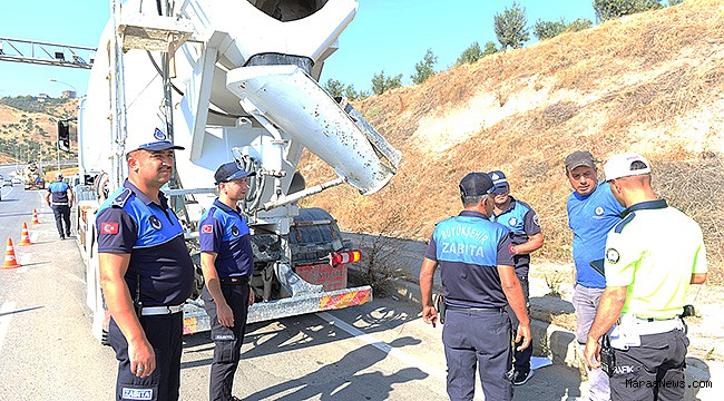 Büyükşehir’den Ağır Tonajlı Araçlara Sıkı Denetim