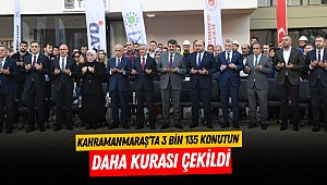 Kahramanmaraş’ta 3 Bin 135 Konutun Daha Kurası Çekildi