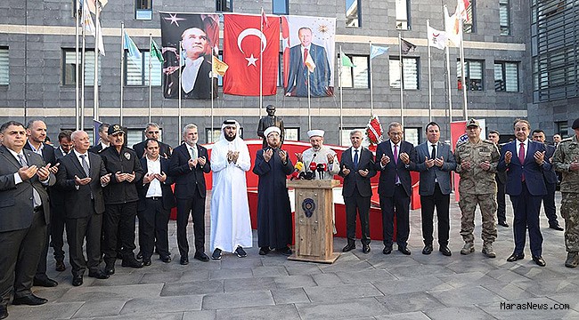 Kahramanmaraş’ta İl Emniyet Müdürlüğü’ne 63 Araç Dualarla Teslim Edildi