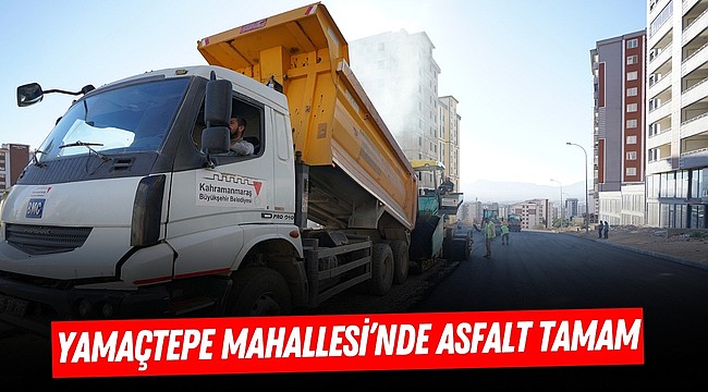 Yamaçtepe Mahallesi’nde Asfalt Tamam