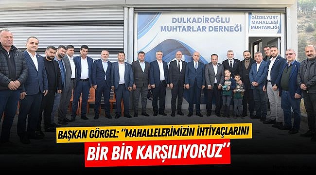 Başkan Görgel: “Mahallelerimizin İhtiyaçlarını Bir Bir Karşılıyoruz”