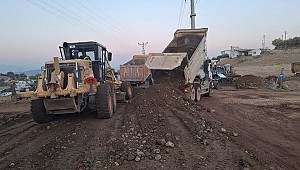 Büyükşehir’den Türkoğlu Orçan Caddesi’nde Çalışma