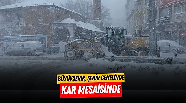 Büyükşehir, Şehir Genelinde Kar Mesaisinde