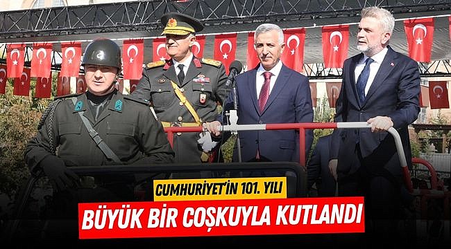 Cumhuriyet’in 101. Yılı Büyük Bir Coşkuyla Kutlandı