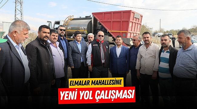 Elmalar Mahallesine Yeni Yol Çalışması