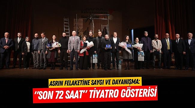 Asrın Felaketine Saygı ve Dayanışma: 