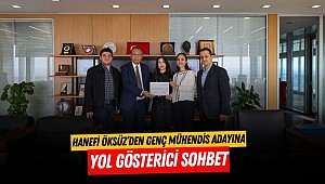 Hanefi Öksüz’den Genç Mühendis Adayına Yol Gösterici Sohbet