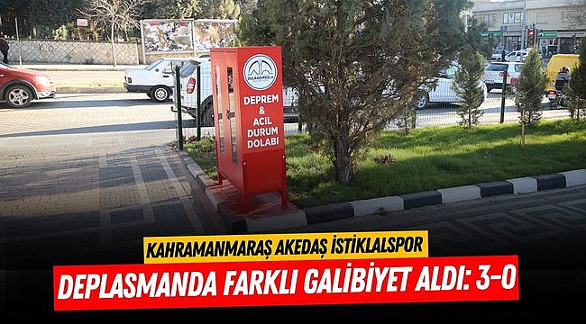 Kahramanmaraş Akedaş İstiklalspor Deplasmanda Farklı Galibiyet Aldı: 3-0