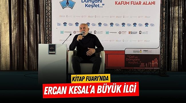 Kitap Fuarı’nda Ercan Kesal’a Büyük İlgi