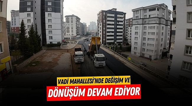 Vadi Mahallesi’nde değişim ve dönüşüm devam ediyor