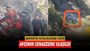 Andırın’da Kayalıklardan Düşen Avcının Cenazesine Ulaşıldı