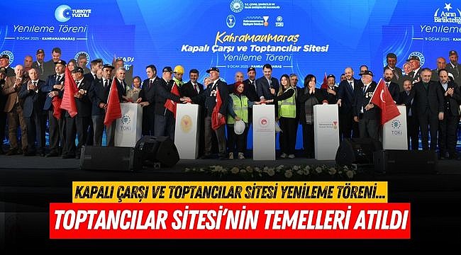 Toptancılar Sitesi’nin Temelleri Atıldı